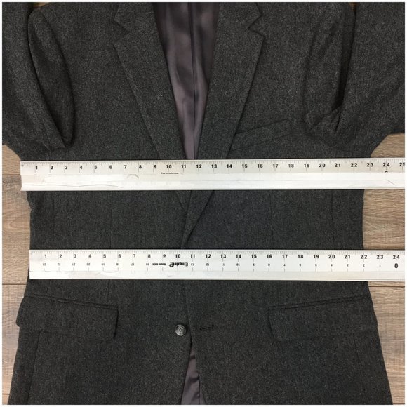 New‎ Jos A Bank Mens Blazer Sport Coat Two Button Casual Jacket 44L Wool Suits - Picture 11 of 13